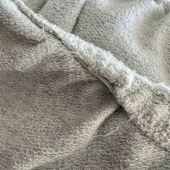 Mustard Seed open-back peplum top, grey, US size M - Picture 6 of 6